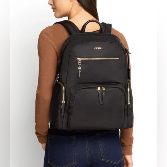 Tumi Handbags - TUMI Voyageur Carson Backpack, Gold Hardware